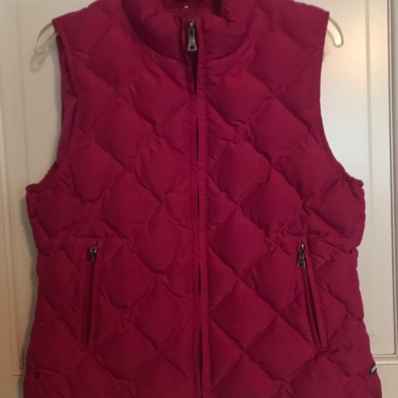 Tommy Hilfiger Jackets & Blazers - Tommy Hilfiger dark pink puffer vest - size L